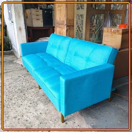 Sofa Bed - Light Blue : Ghế Sofa Băng + Ngã Thành Giường 